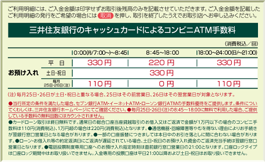 三井住友銀行Atm預入手数料の罠！損しない無料条件と最新ルール