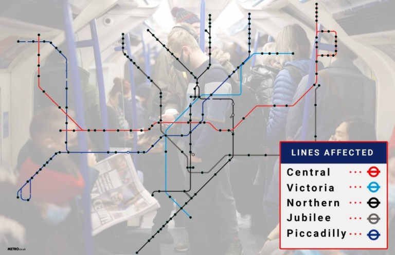 What Lines Affected by Tube Strike