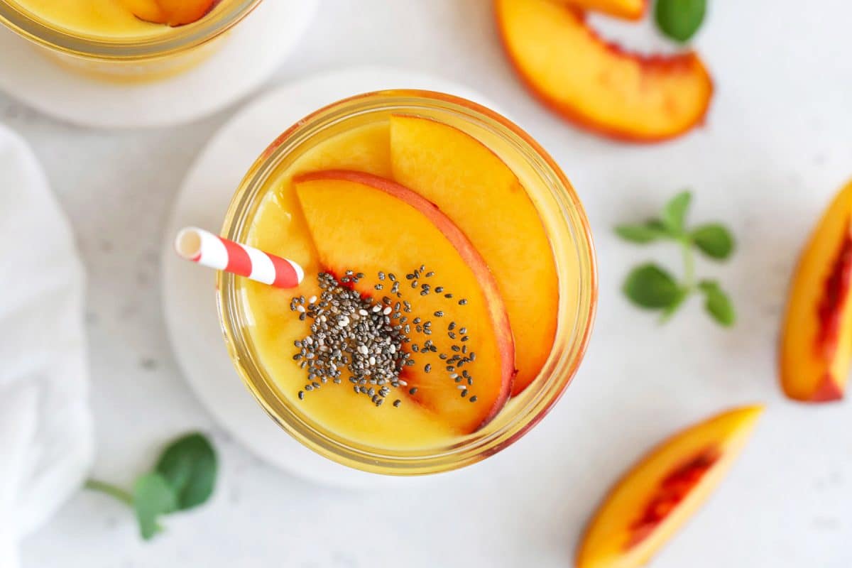 Peach and Mango Smoothie