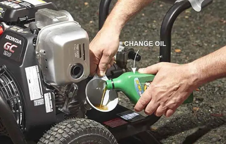 Pressure Washer Oil Change