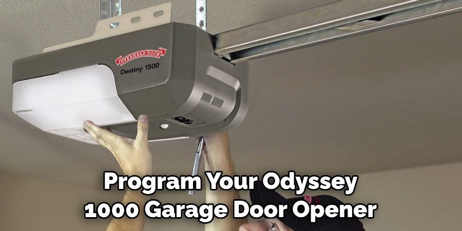 Overhead Door Odyssey 1000 Remote Programming