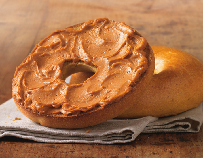 Pumpkin Bagels at Einstein Bros