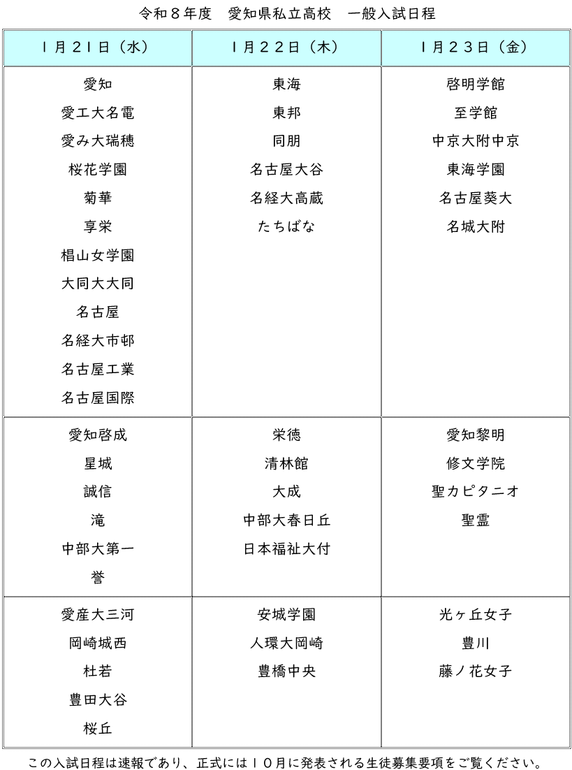 愛知県公立高校入試日程2026完全ガイド！変更点と失敗しない受験戦略