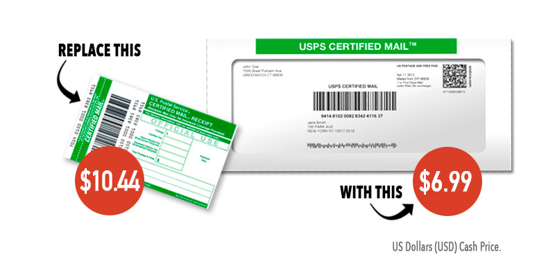 How Much to Send Mail Certified