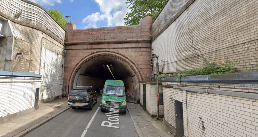 Can Vans Go Through Rotherhithe Tunnel