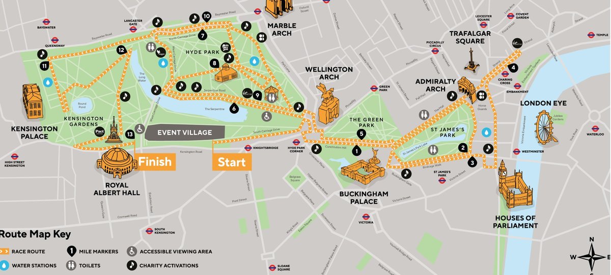 Royal Parks Half Marathon 2026 Route