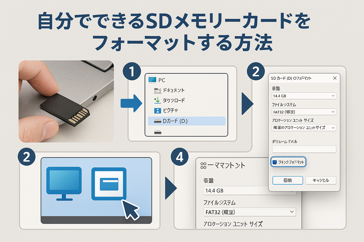 Sdカードのフォーマットとは？削除との違いや失敗時の対処法を徹底解説