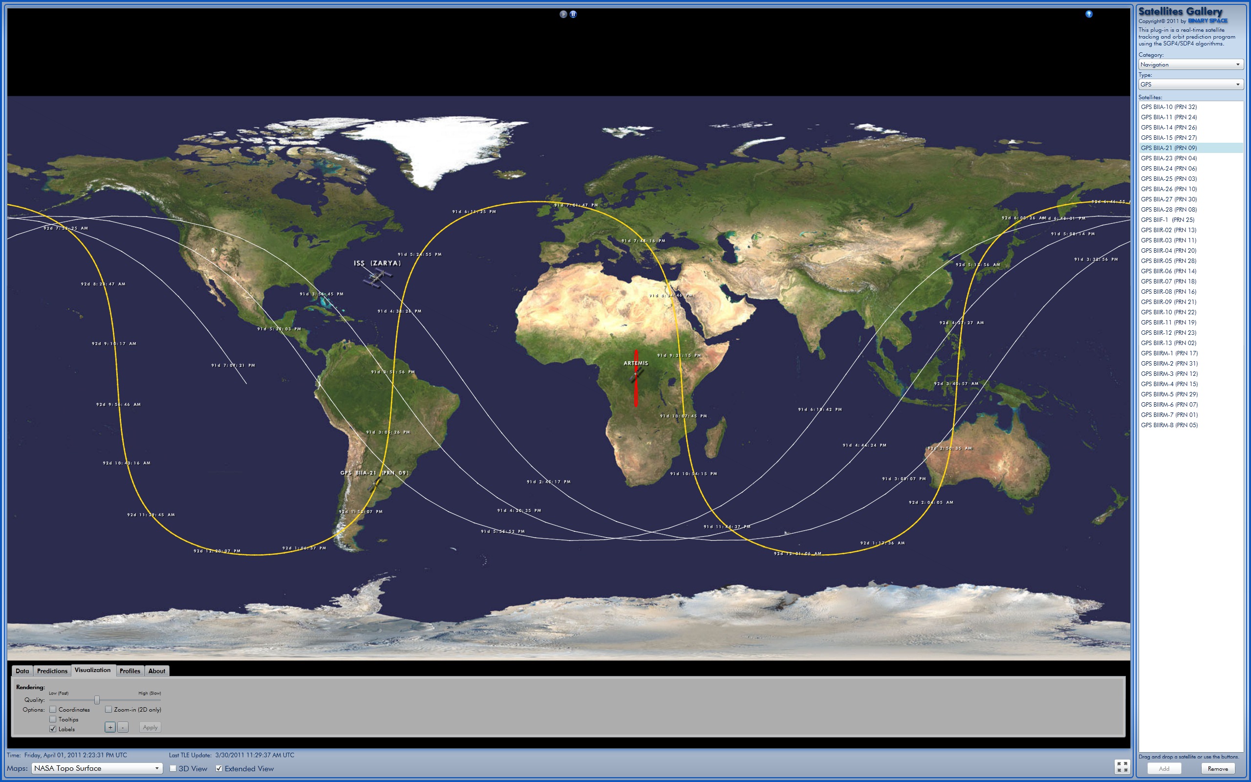 Satellite Live Tracker