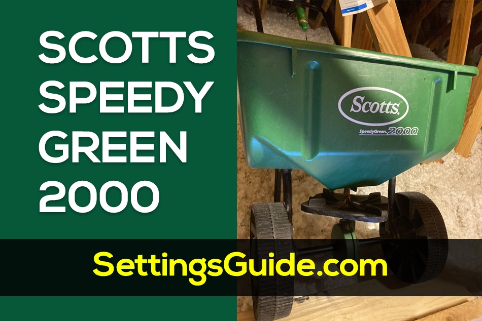 Scotts Speedy Green 2000 Broadcast Spreader