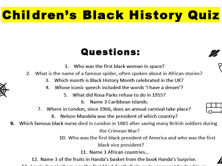 Easy History Questions with Answers for Kids