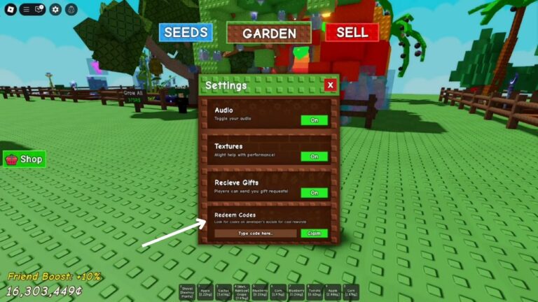 Active Codes in Grow a Garden