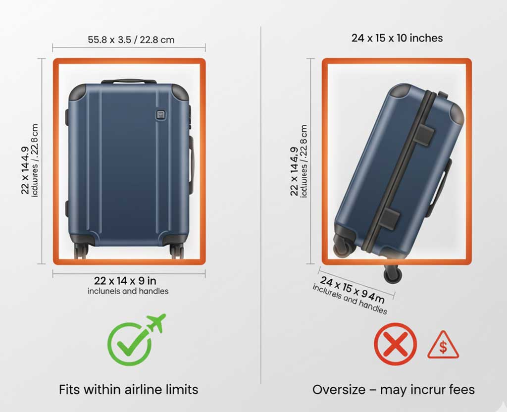New Size Carry on Luggage