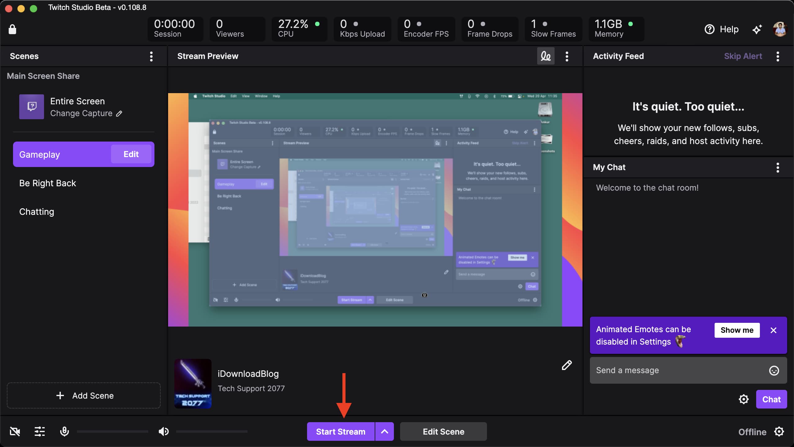 How to Stream on Twitch on Mac