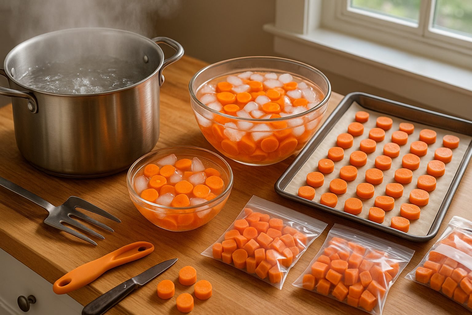 Can You Freeze Uncooked Carrots