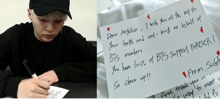 Why Did Suga Write a Letter to v and Jungkook