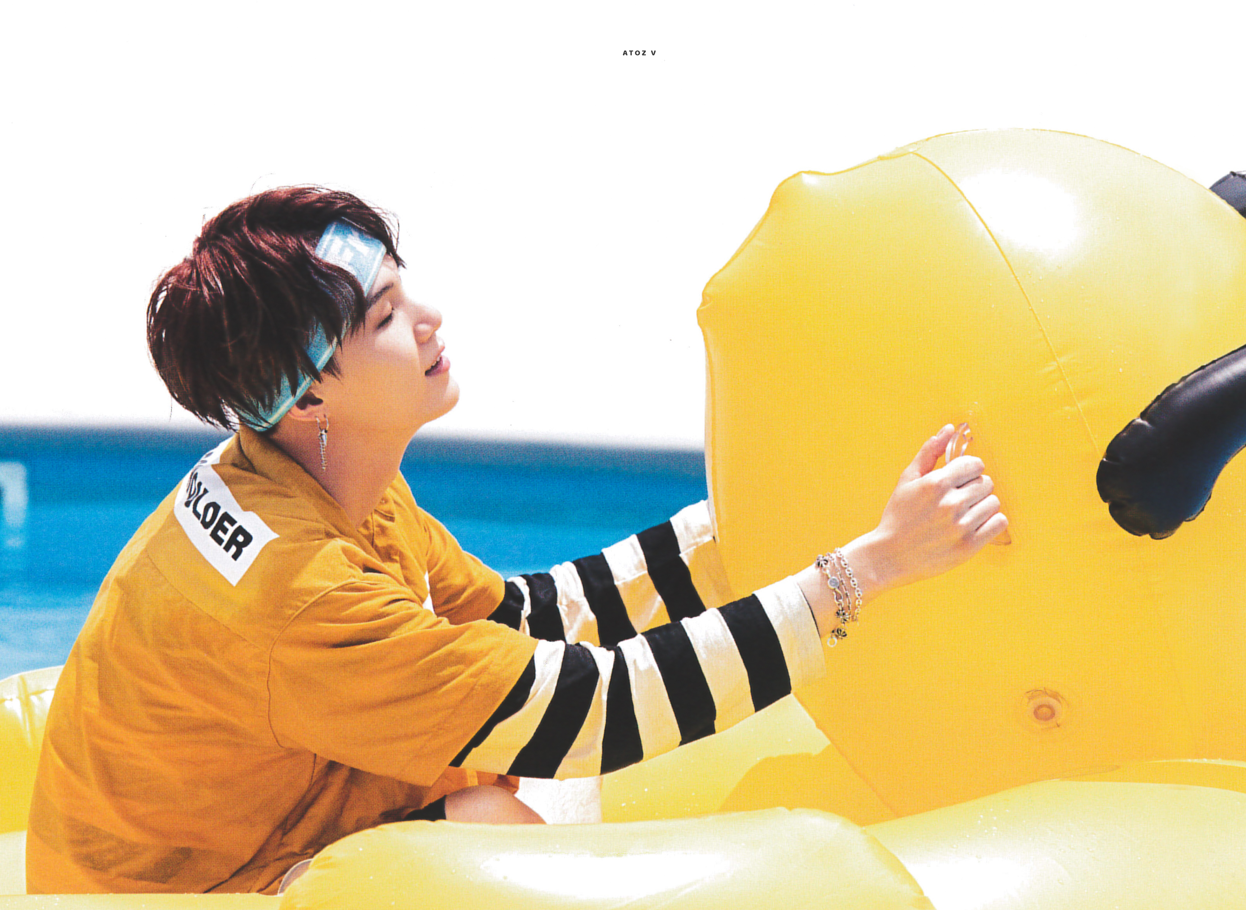 Bts Putting Suga in the Pool