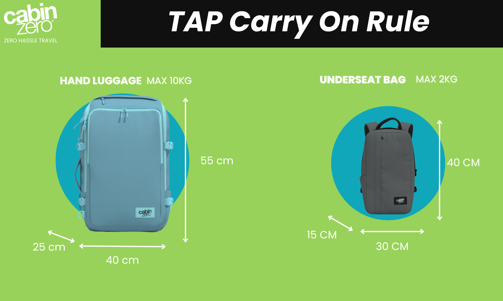 Tap Portugal Cabin Bag Policy