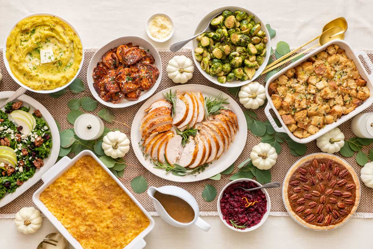 Typical Thanksgiving Foods List