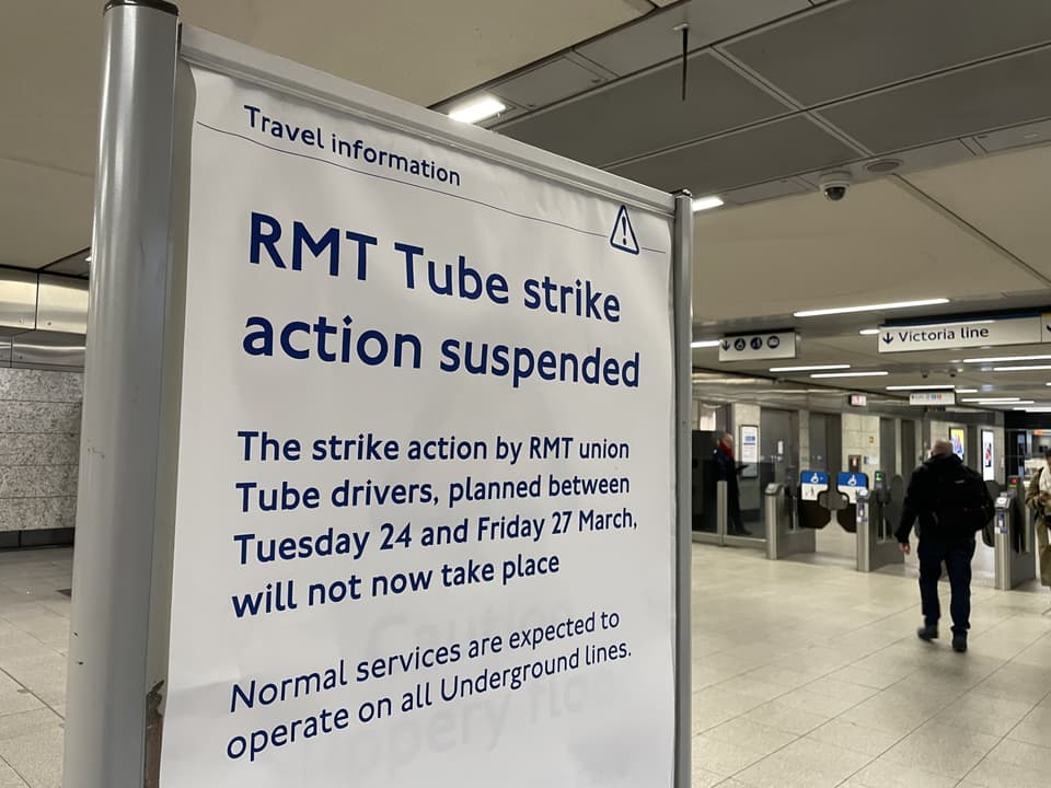 Will Tube Strikes Be Called Off