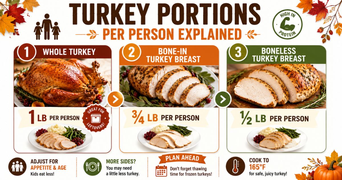 Turkey Sizes per Person