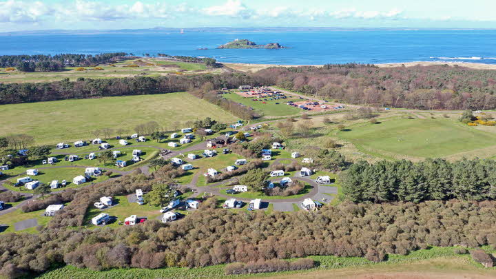 Yellowcraig Caravan and Motorhome Club Campsite Dirleton North Berwick