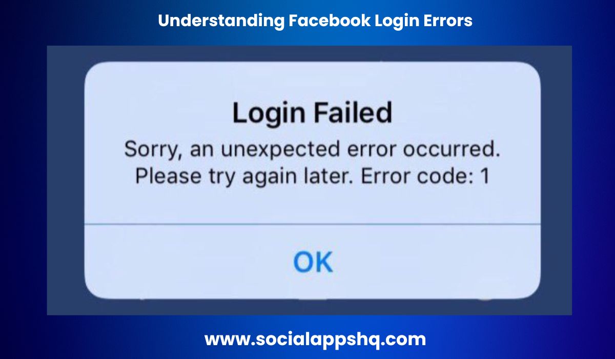 Unable to Log into Facebook