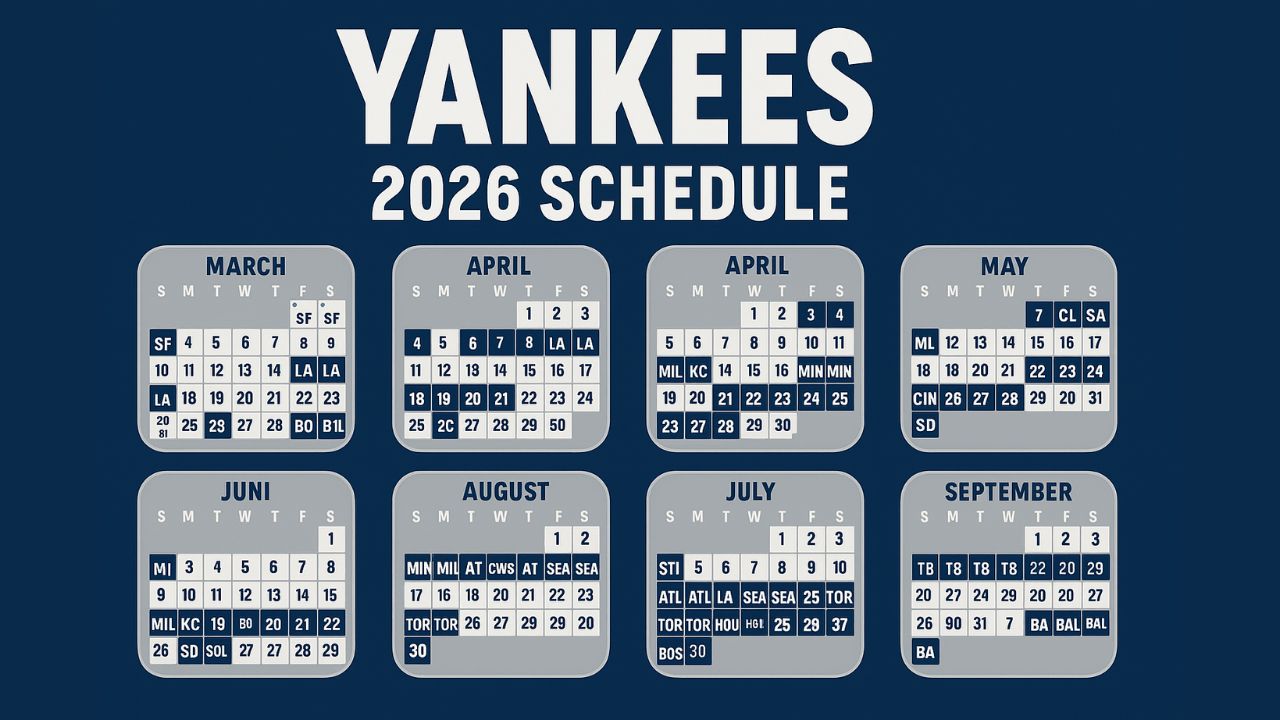 Yankees Spring Training 2026 Schedule Time