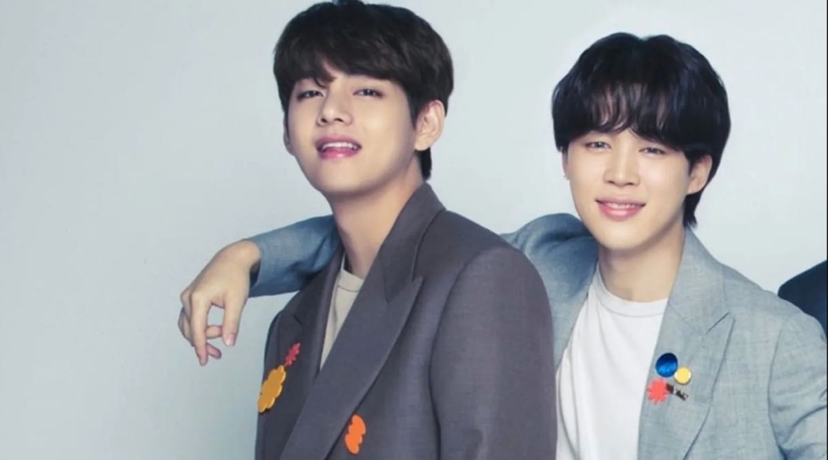 Bts v and Jimin Leave
