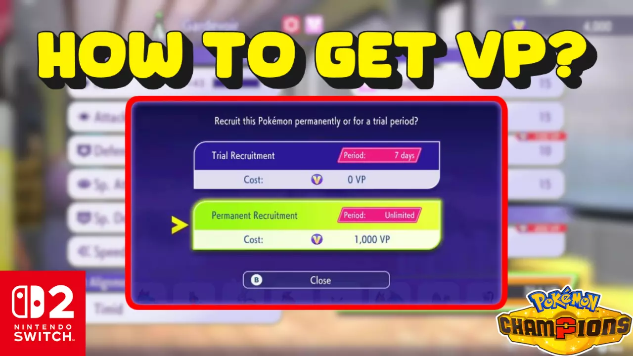 How to Get Vp in Pokemon Champions