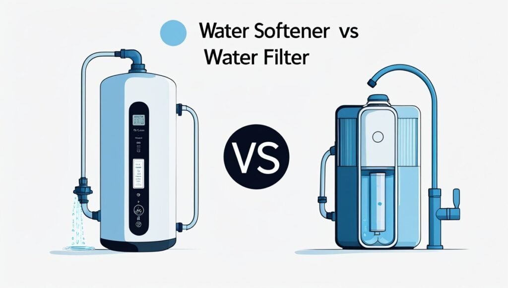 Difference Between Water Softener and Water Filtration System
