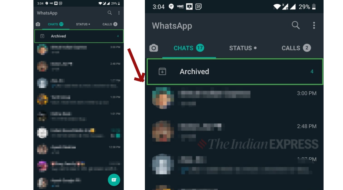 Archived Meaning in Whatsapp