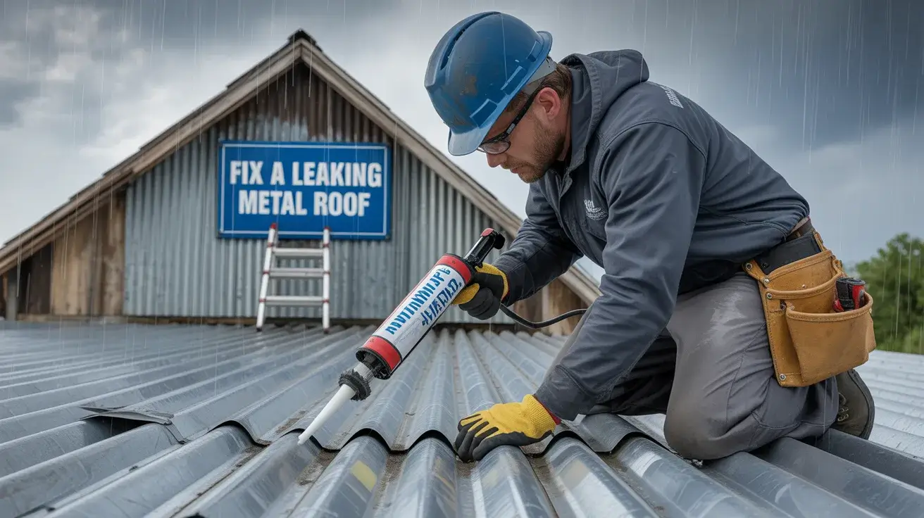 How to Fix a Leaking Metal Roof