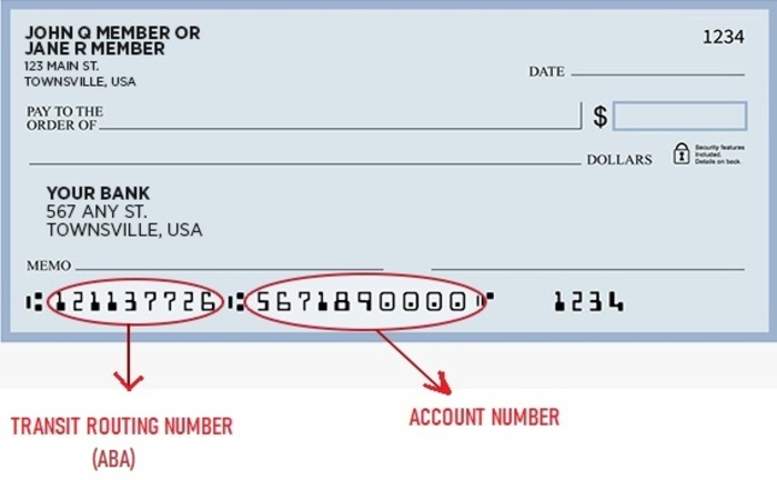 Usaa Bank Identification Code for Direct Deposit