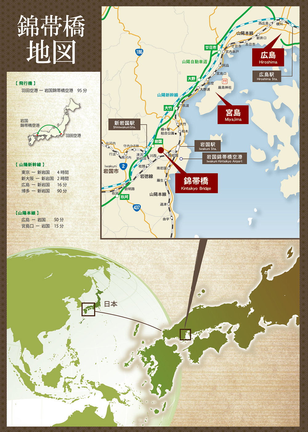 岩国空港から岩国駅の移動はどれが正解？2026年最新アクセス比較