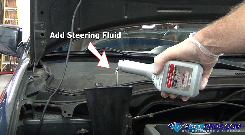 Where to Put Power Steering Fluid in Car