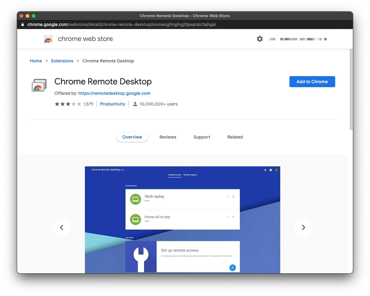 Chrome Remote Desktop for Mac Download