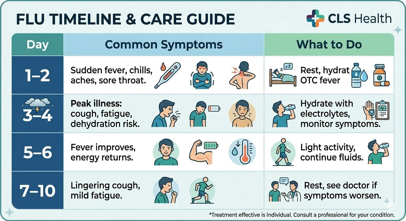 Recovery from Flu Virus