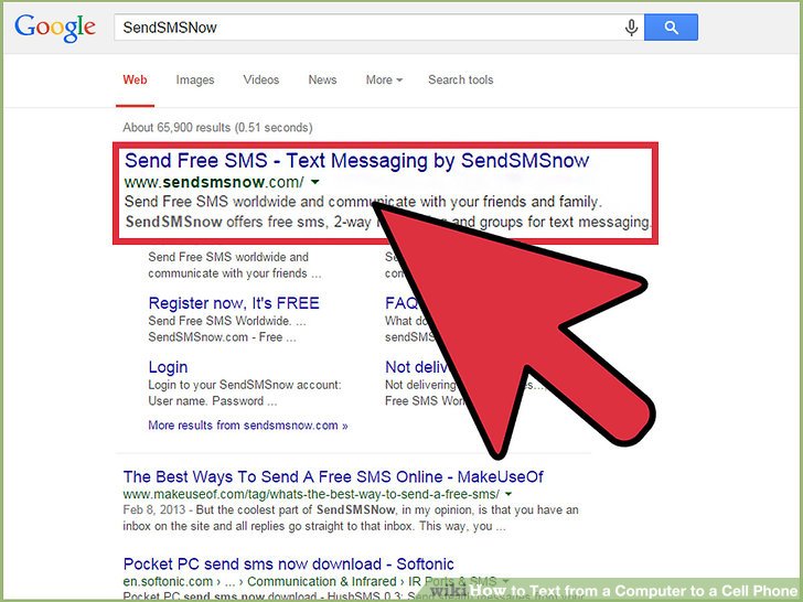 Text from Pc to Cell Phone Free