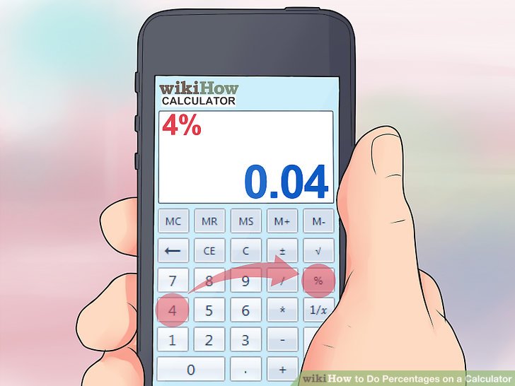 How Do I Figure Percentage on a Calculator