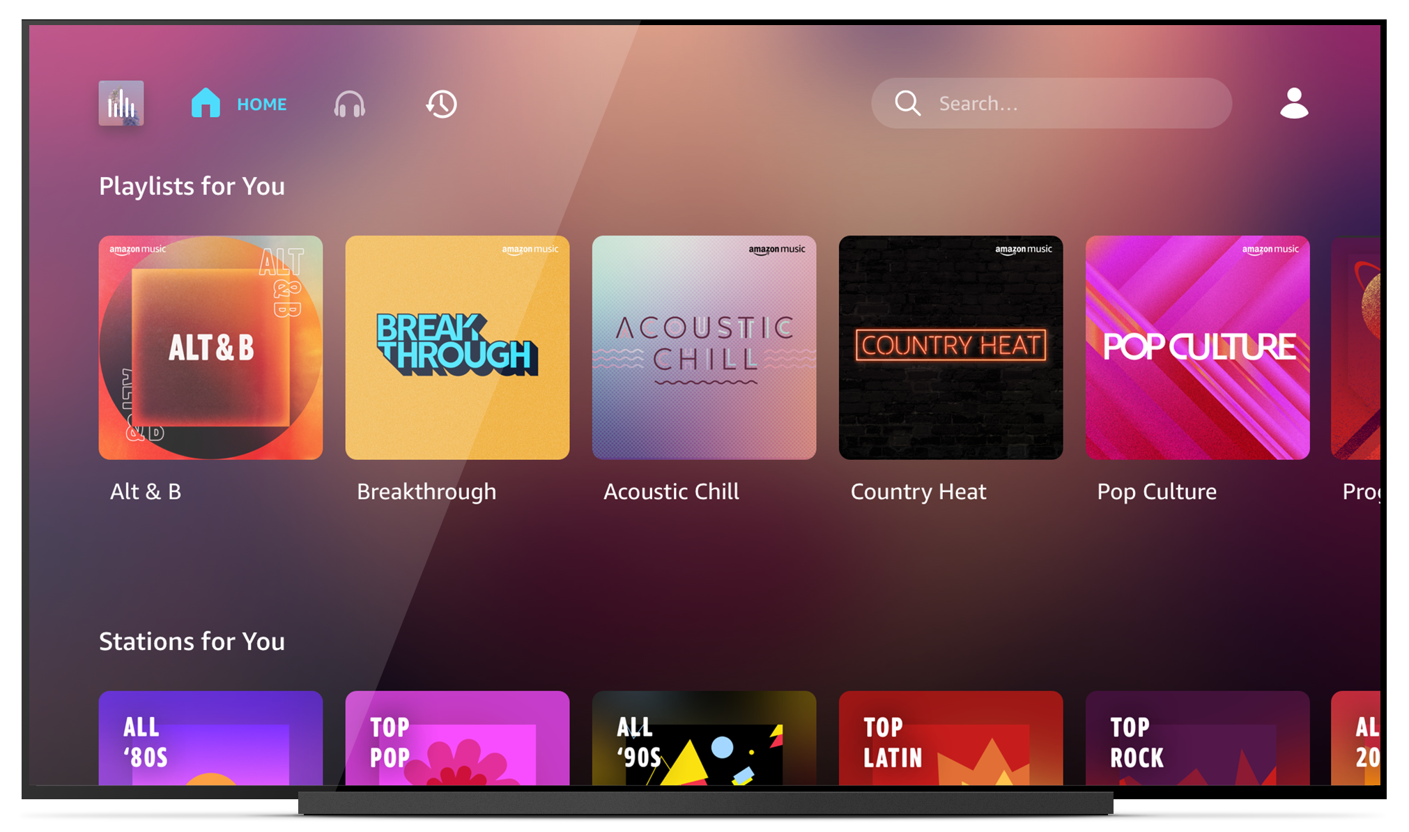 Amazon Music App for Smart Tv