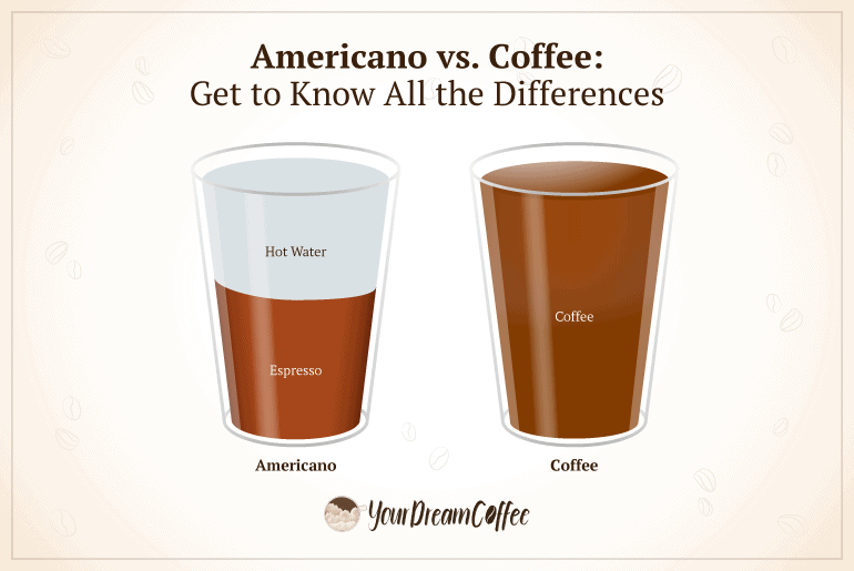 Regular Coffee vs Americano