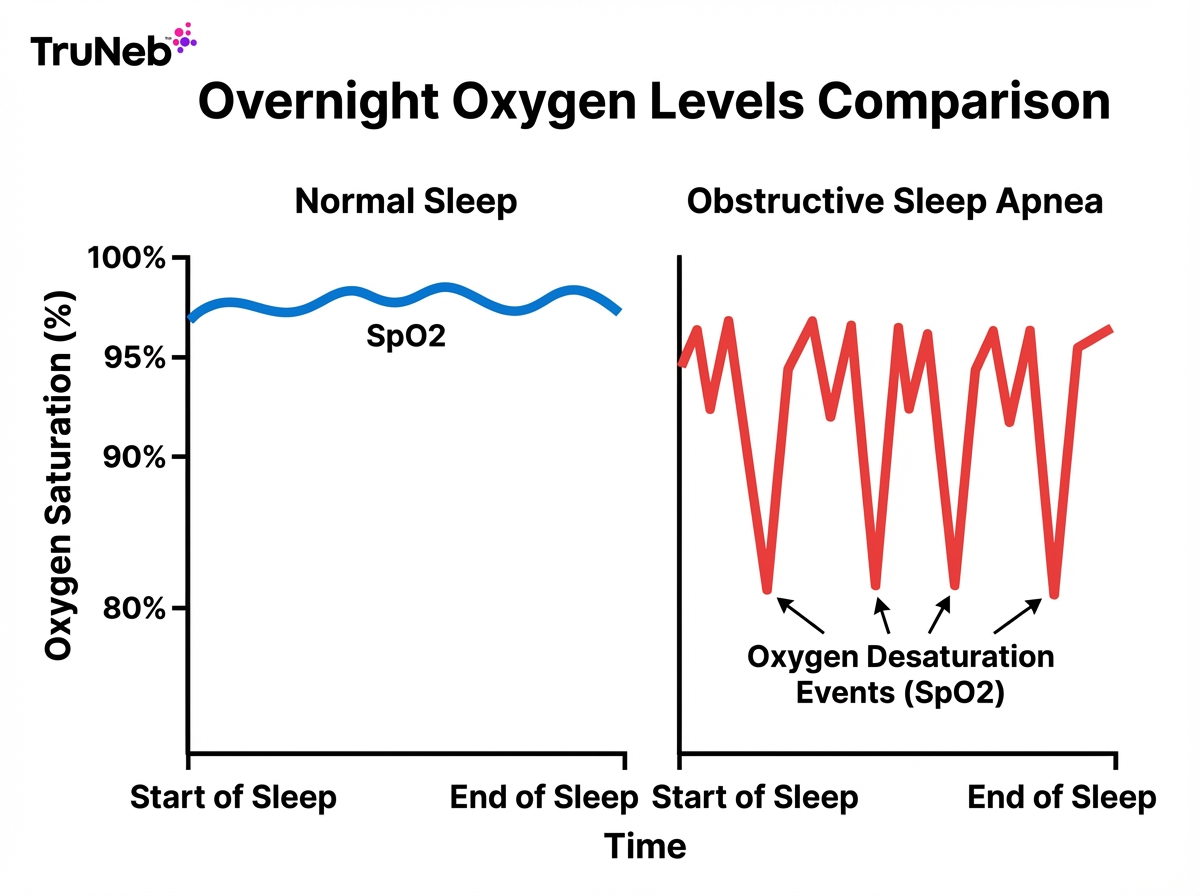 Normal Oxygen Variation During Sleep