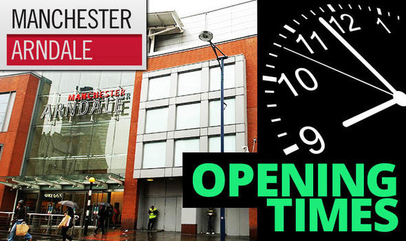 Arndale Shopping Centre Manchester Opening Times