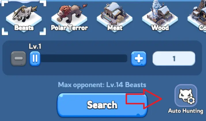How to Turn on Auto Hunt Whiteout Survival