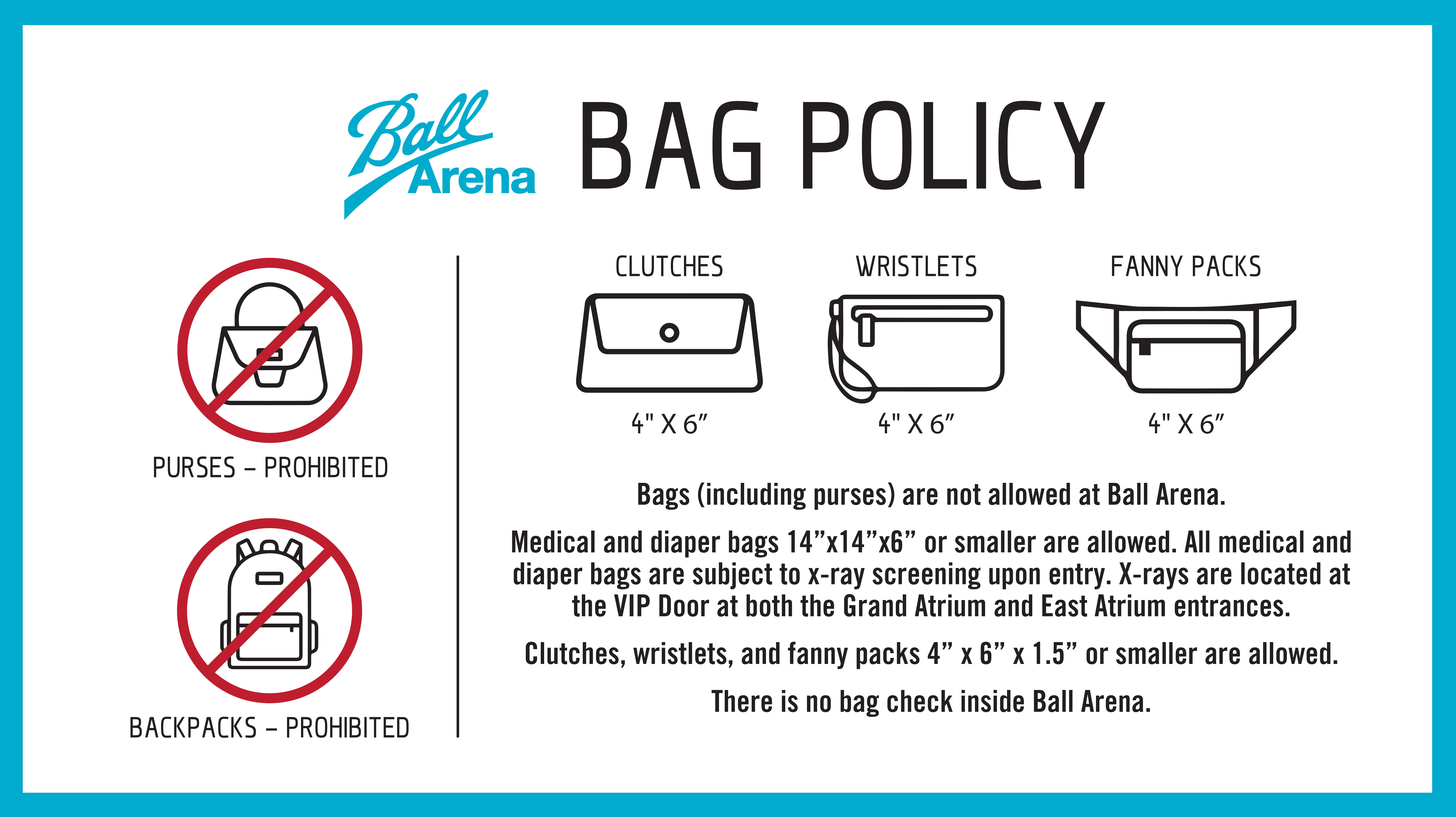 Ball Arena Bag Policy: Is Your Bag Too Big to Get in?