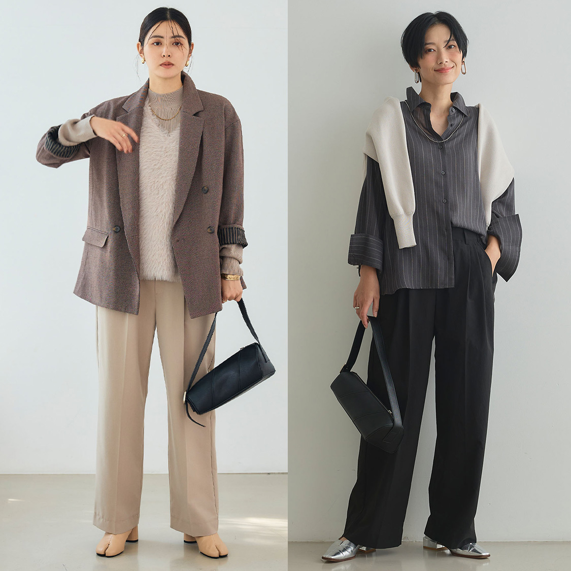 冬のレディースオフィスカジュアル完全解剖！防寒と上品見えの両立術