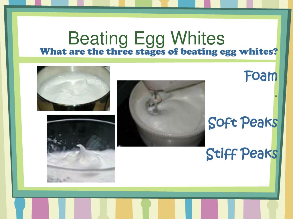What Is the Purpose of Beaten Egg Whites