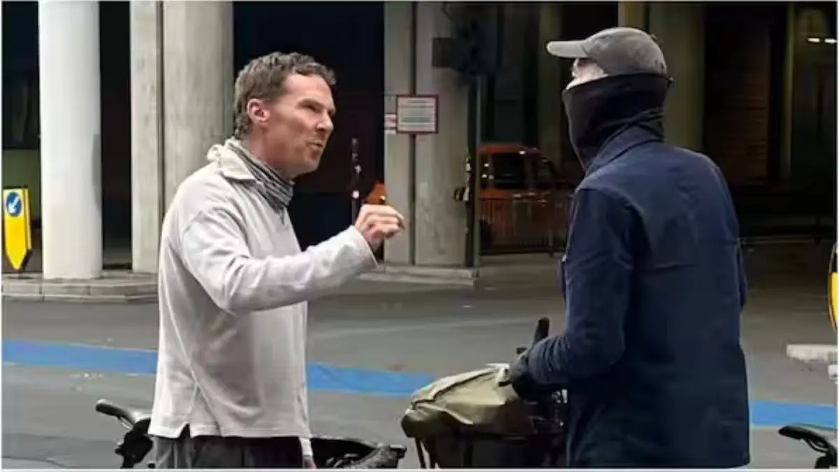 Benedict Cumberbatch Argued with a Cyclist over Running Red Lights