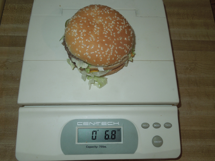 How Much Does a Big Mac Weigh