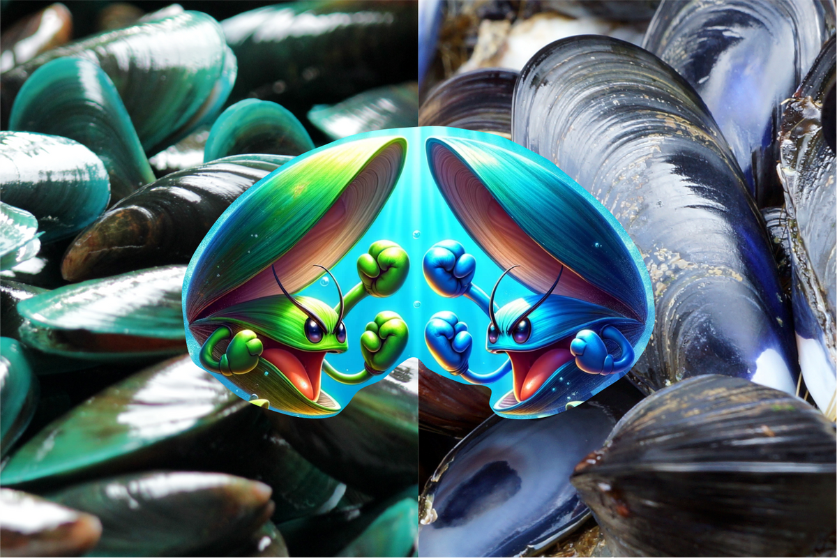 Difference Between Blue and Green Mussels